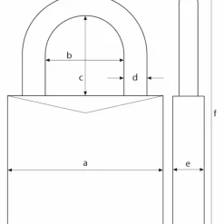 Abus ZAHLENSCHLOSS 145/20 - Gepäcksicherung