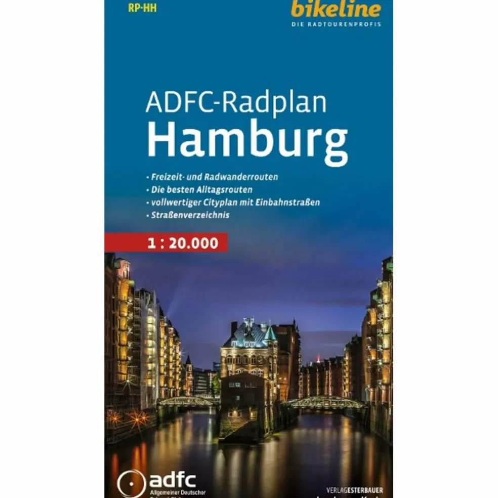 ADFC-RADPLAN HAMBURG - Fahrradkarte