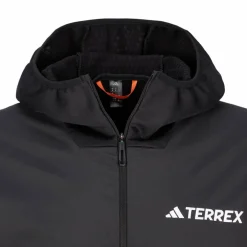 Adidas TERREX XPERIOR CLIMAWARM+ WIND LIGHT FLEECE HOODED JACKET Herren - Fleecejacke