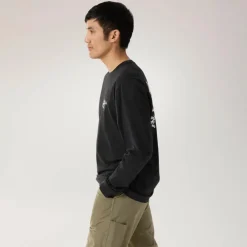 Arc'teryx KRAGG SL COTTON BIRD TILE LS M Herren - Langarmshirt