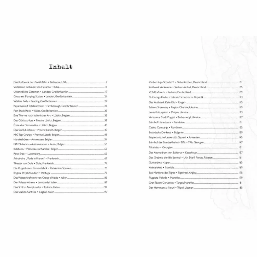 ATLAS DER LOST PLACES - Bildband