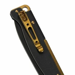 Böker Plus ATLAS BLACK STONEWASH BRASS - Klappmesser