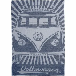 BRISA VW T1 BUS GESCHIRRTUCH 2ER SET – STRAHLEN/VINTAGE ROT & BLAU