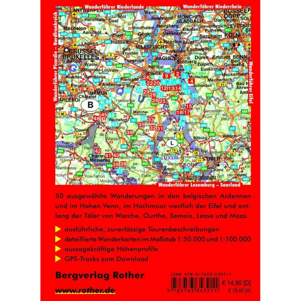 BVR ARDENNEN / HOHES VENN - Wanderführer