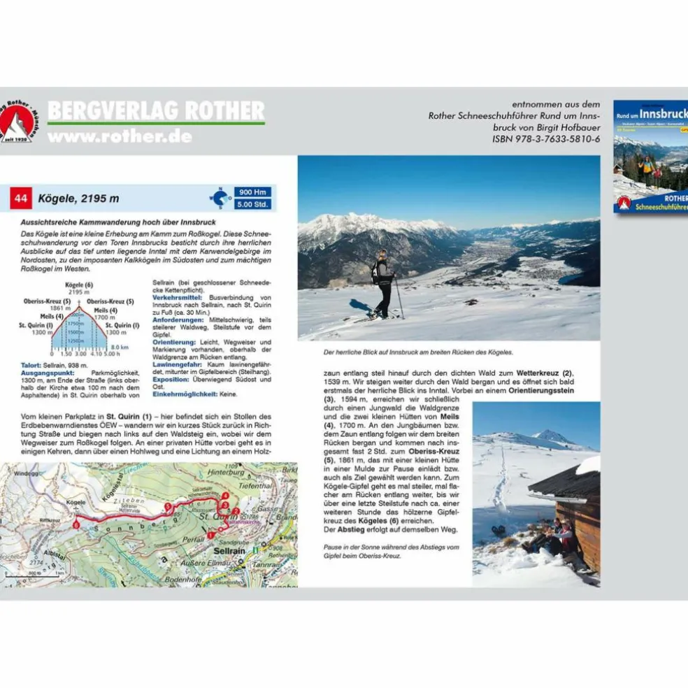 BVR SCHNEESCHUHFÜHRER RUND UM INNSBRUCK