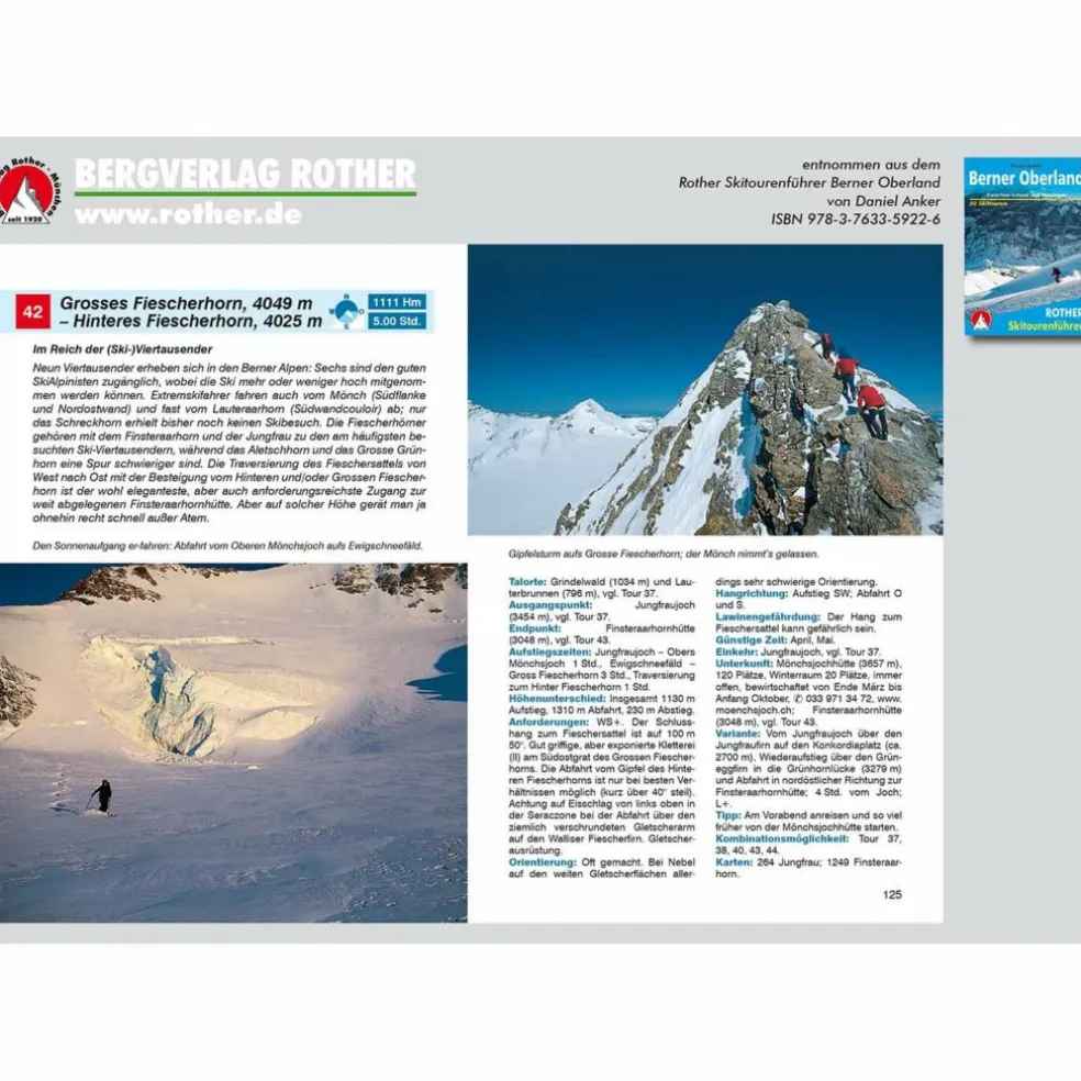 BVR SKITOURENFÜHRER BERNER OBERLAND