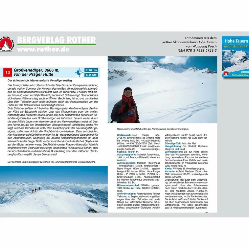 BVR SKITOURENFÜHRER HOHE TAUERN