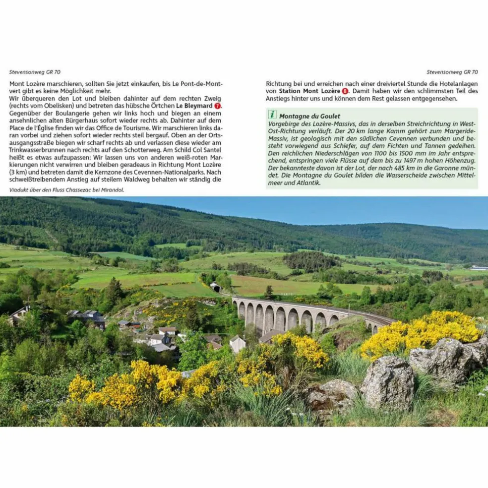 CEVENNEN: STEVENSONWEG GR 70 - Wanderführer