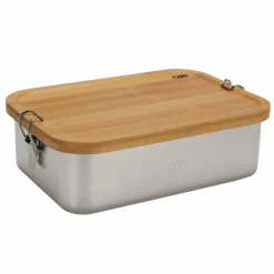 CJH EDELSTAHL LUNCH BOX BAMBUSDECKEL - Dose