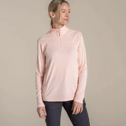 Craghoppers NOSILIFE SOLARSHIELD+ HALF ZIP TOP Damen - UV-Schutz Bekleidung