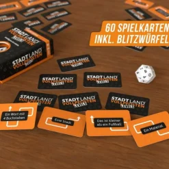 Denkriesen STADT LAND VOLLPFOSTEN - LEVELS - CLASSIC EDITION - 'INTELLI - Reisespiel