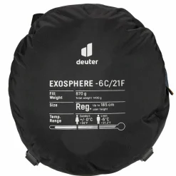 Deuter EXOSPHERE EL -6C/21F Herren - Kunstfaserschlafsack