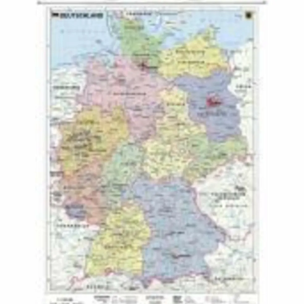 DEUTSCHLAND, POLITISCH 1 : 1 000 000. WA - Poster