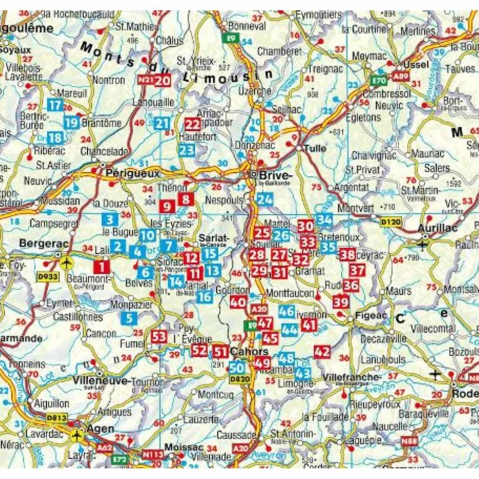 DORDOGNE - PÉRIGORD, QUERCY, VALLÉE DU LOT - Wanderführer