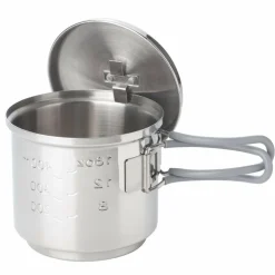 Esbit TROCKENBRENNSTOFF-KOCHSET, 585ML, TOPF AUS EDELSTAHL