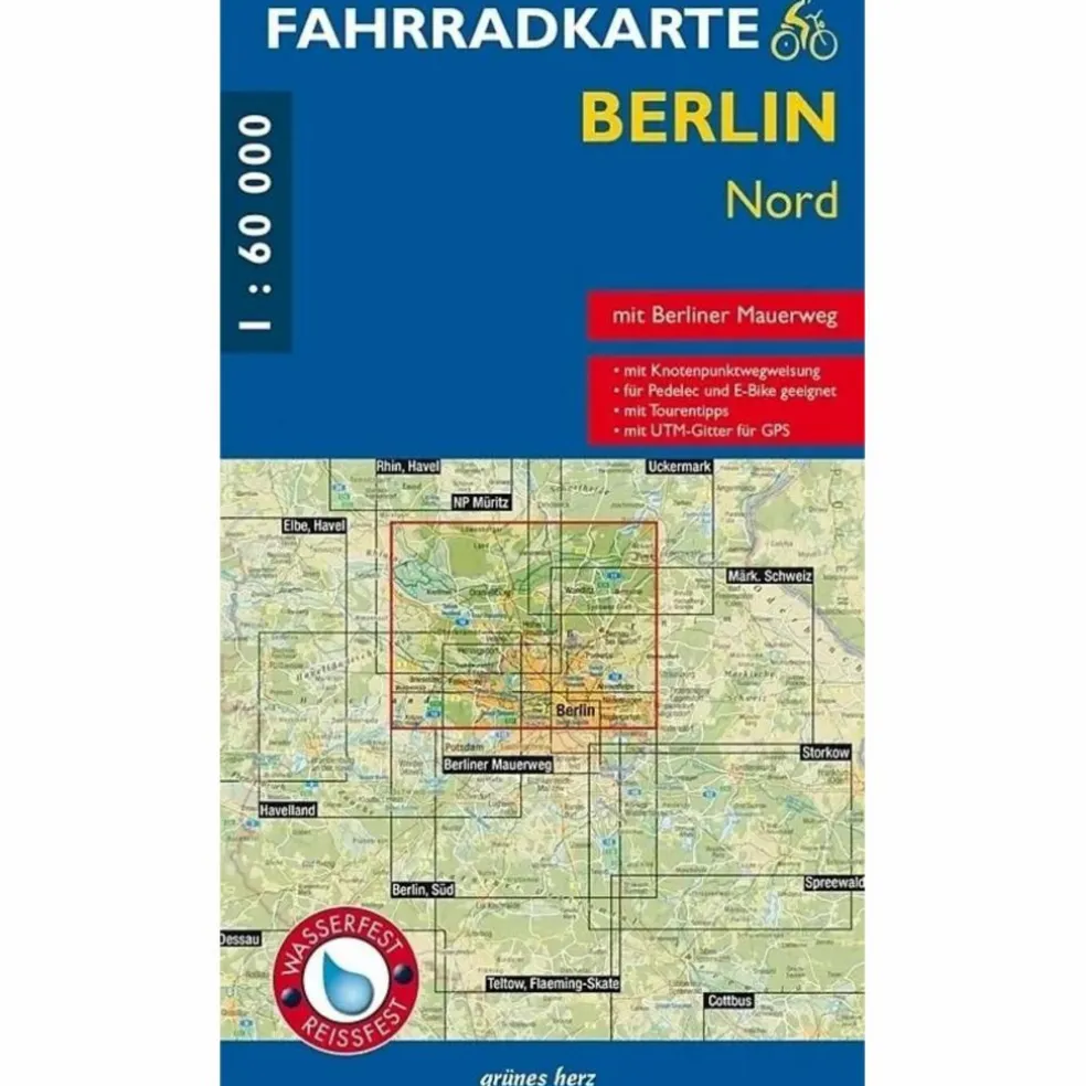 FAHRRADKARTE BERLIN NORD