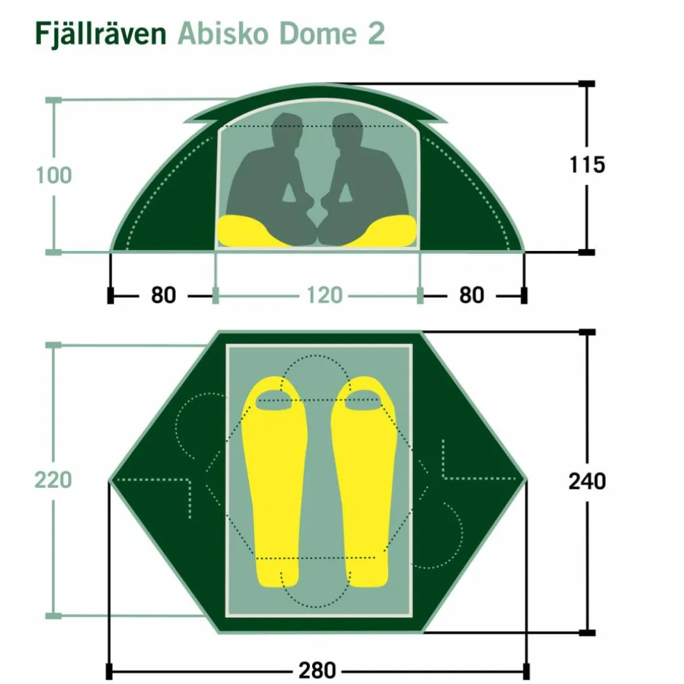 Fjällräven ABISKO DOME 2 - Kuppelzelt