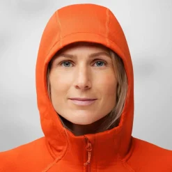 Fjällräven ABISKO GRID FLEECE HOODIE W Damen - Fleecejacke
