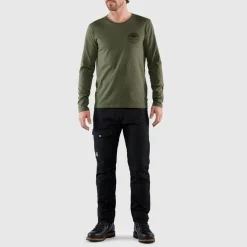 Fjällräven FOREVER NATURE BADGE LS M Herren - Langarmshirt
