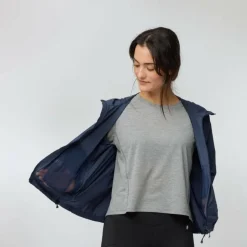 Fjällräven HIGH COAST SHORT WIND HOODIE W Damen - Softshelljacke