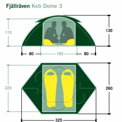 Fjällräven KEB DOME 3 - Kuppelzelt