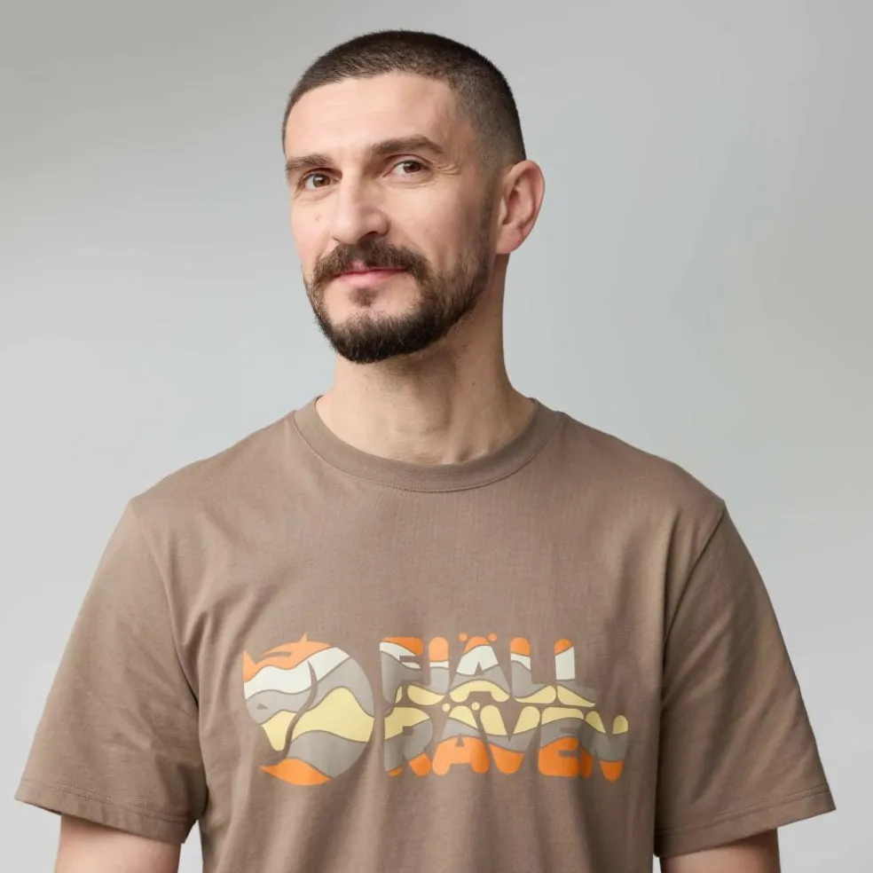Fjällräven MULTICOLOR LOGO T-SHIRT M Herren - T-Shirt