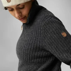 Fjällräven ÖVIK HALF ZIP KNIT W Damen - Wollpullover