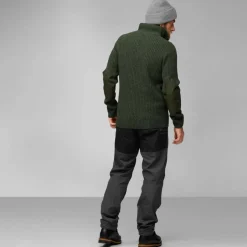 Fjällräven ÖVIK HALF ZIP KNIT M Herren - Wollpullover