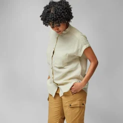 Fjällräven ÖVIK HEMP SHIRT SS W Damen - Outdoor Bluse
