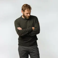 Fjällräven ÖVIK ROUND-NECK SWEATER M Herren - Wollpullover