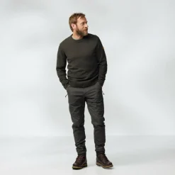 Fjällräven ÖVIK ROUND-NECK SWEATER M Herren - Wollpullover