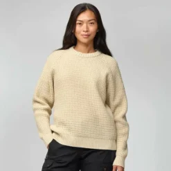 Fjällräven ÖVIK WAFFLE KNIT W Damen - Wollpullover