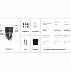 Flextail MAX PUMP 3 - Luftpumpe