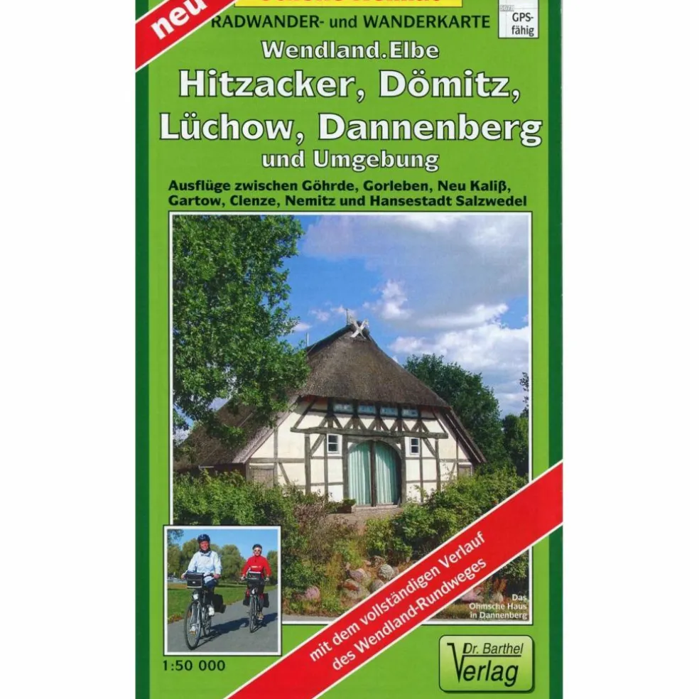 FLUSSLANDSCHAFT ELBE, HITZACKER, DÖMITZ - Wanderkarte