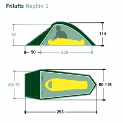 FRILUFTS NEPHIN 1 - Einpersonenzelt