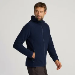 FRILUFTS REILA HOODED KNITTED FLEECE JACKET Herren - Wolljacke
