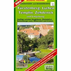 FÜRSTENBERG, LYCHEN, TEMPLIN, ZEHDENICK - Wanderkarte