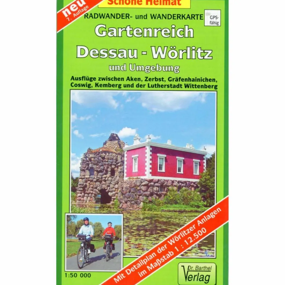 GARTENREICH DESSAU-WÖRLITZ 1 : 50 000 - Wanderkarte