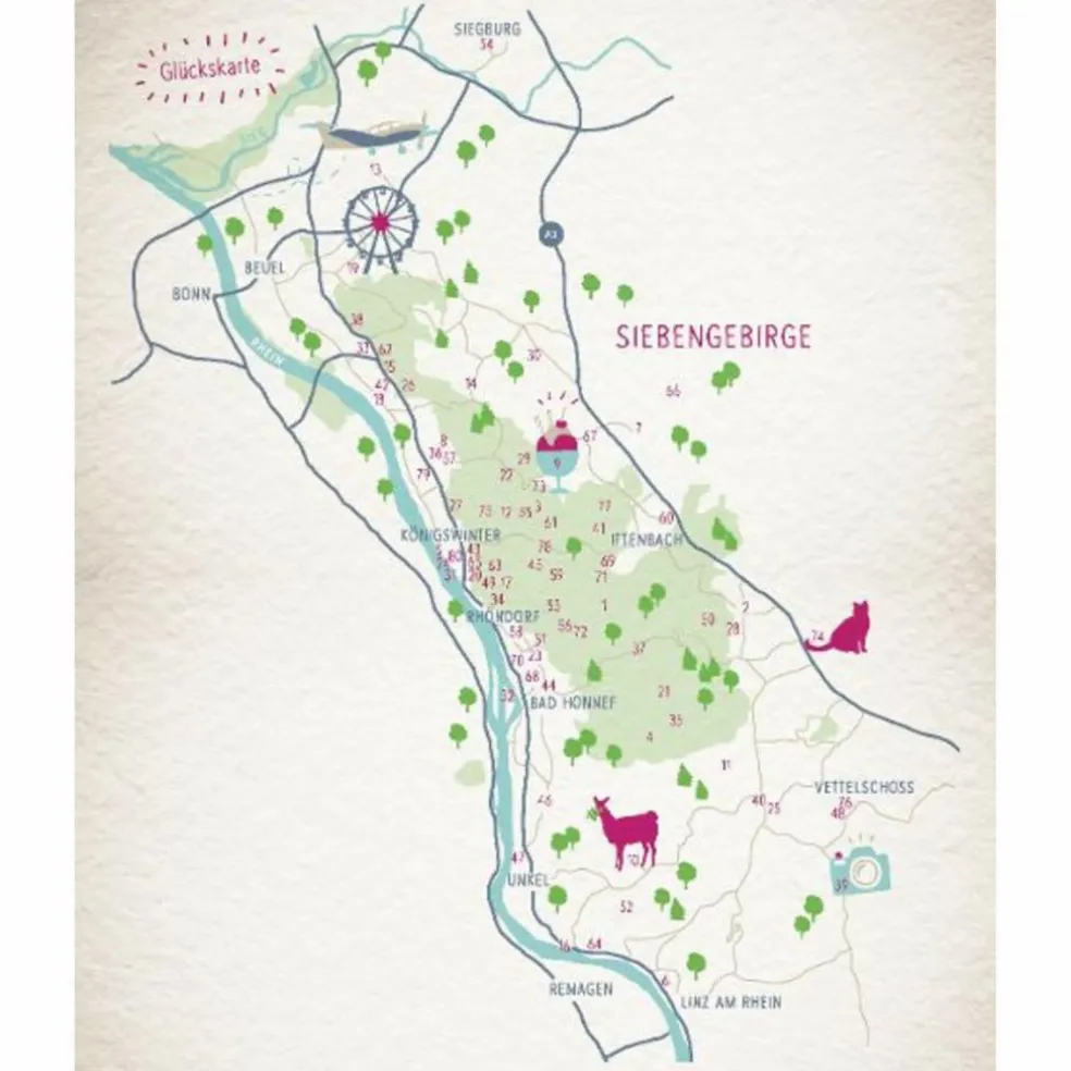 GLÜCKSORTE IM SIEBENGEBIRGE - Reiseführer