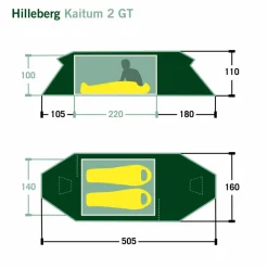 Hilleberg KAITUM 2 GT - Tunnelzelt