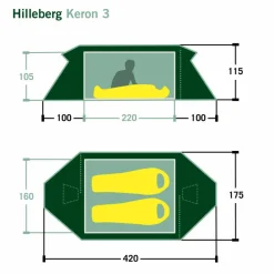 Hilleberg KERON 3 - Tunnelzelt