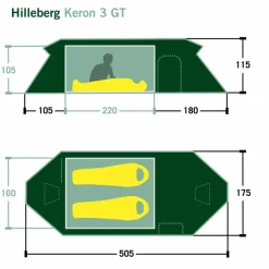Hilleberg KERON 3 GT - Tunnelzelt