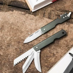 HISTORY KNIFE & TOOL JAPANESE ARMY PEN KNIFE CAN OPENER - Klappmesser