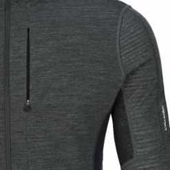 Icebreaker M MERINO BLEND 200 REALFLEECE DESCENDER LS ZIP HOODIE Herren - Kapuzenjacke