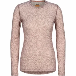 Icebreaker W MERINO 200 OASIS LS CREWE FLOCK FORMS AOP Damen - Langarmshirt