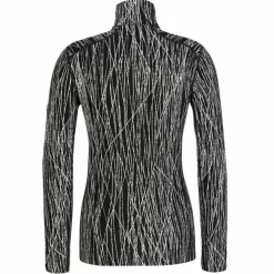 Icebreaker W MERINO 260 TECH VERTEX LS HALF ZIP DELTA LINES AOP Damen - Baselayer