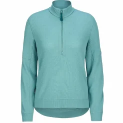Icebreaker W MERINO BLEND 260 WAFFLE KNIT WANDER LS HALF ZIP Damen - Wollpullover