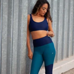 Inaska HIGH WAIST TIGHT  WILD BLUE-PETROL Damen - Leggings