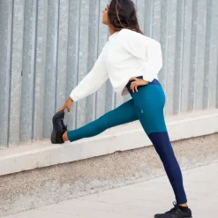 Inaska HIGH WAIST TIGHT  WILD BLUE-PETROL Damen - Leggings