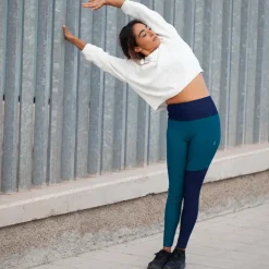 Inaska HIGH WAIST TIGHT  WILD BLUE-PETROL Damen - Leggings
